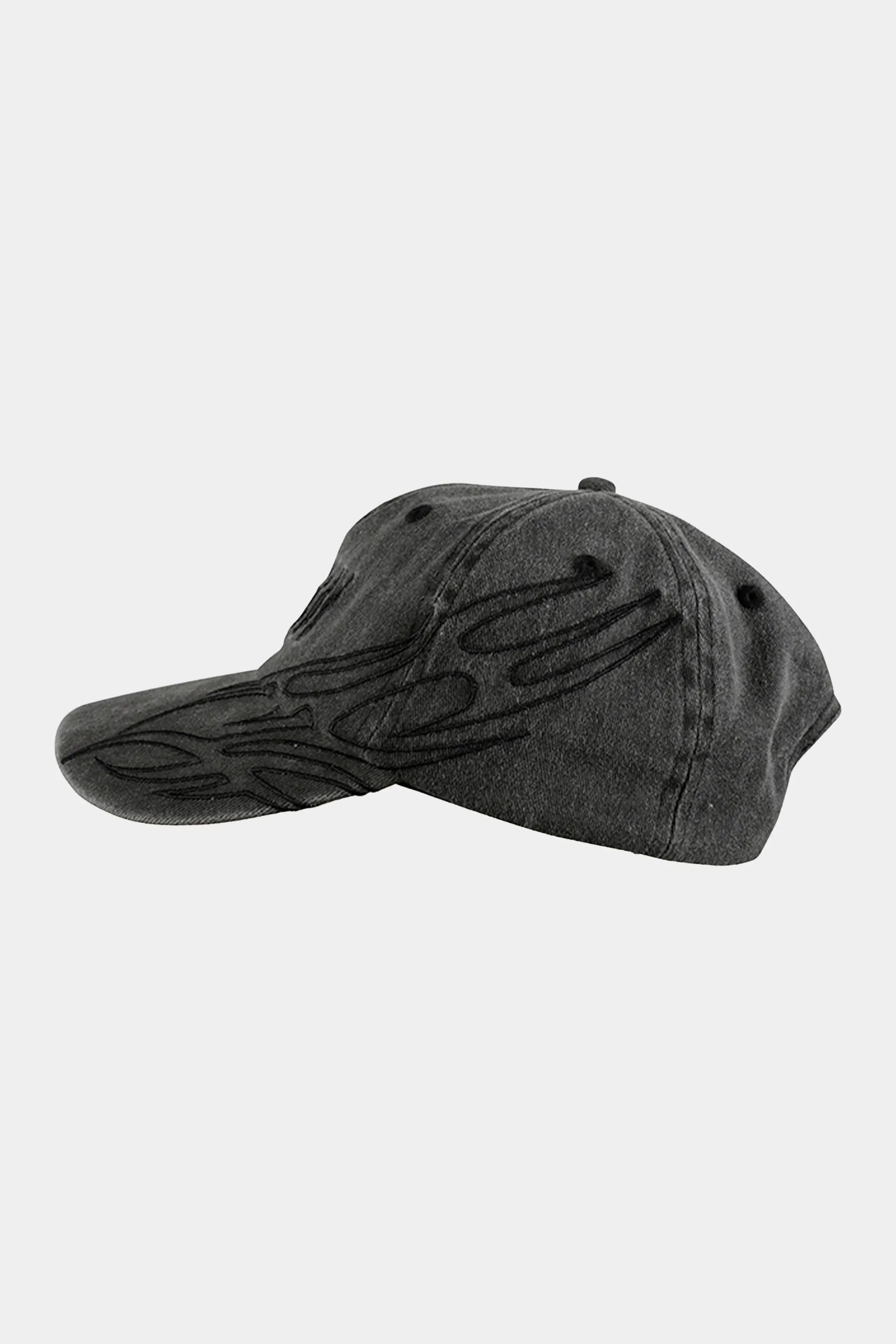 Jetpilot Vine Snapback Cap - Washed Black - Image 4