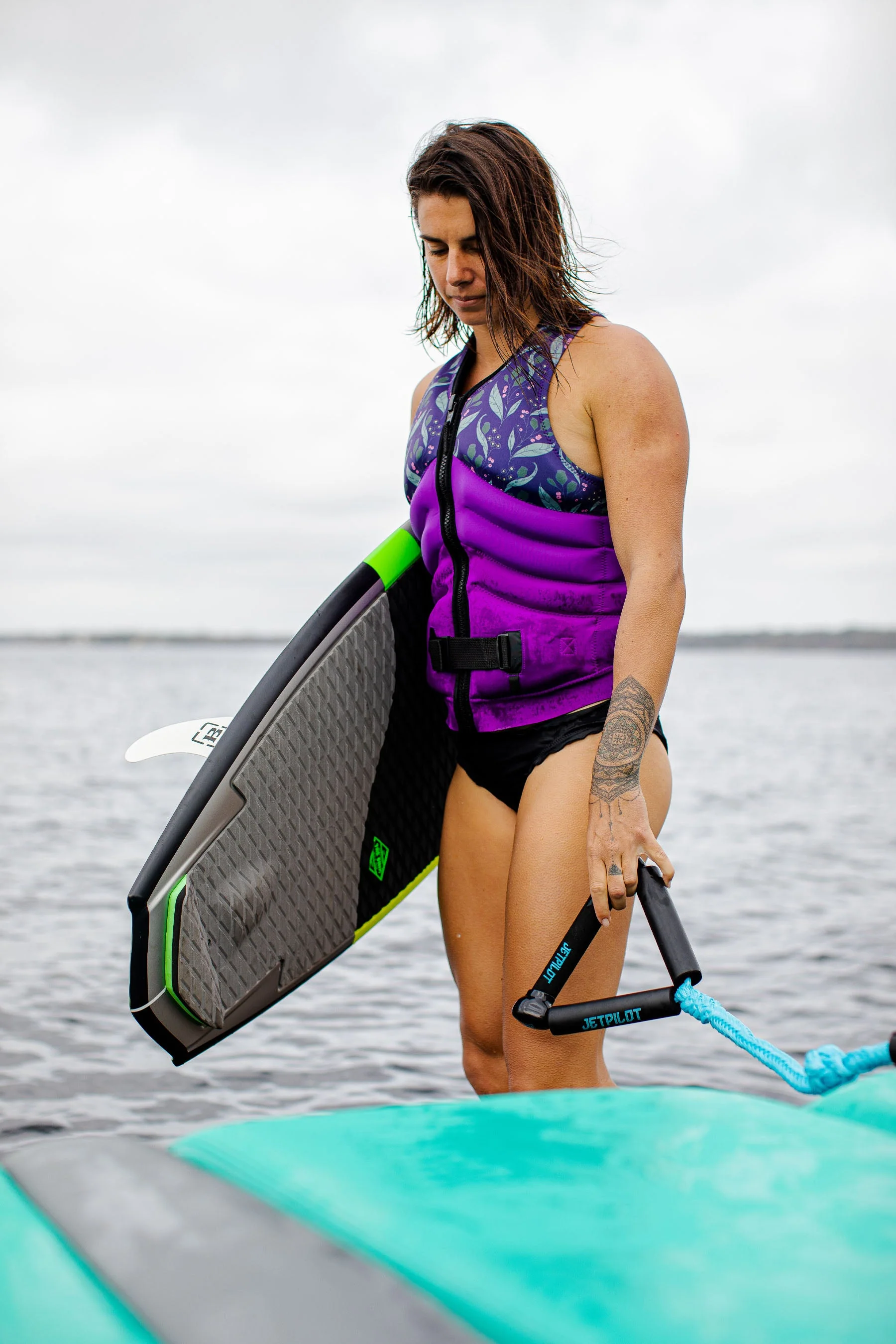 Jetpilot Wake Surf Tow Rope - Blue - Image 3